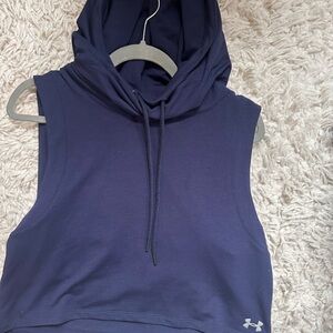 under armour vintage short sleeve hoodie